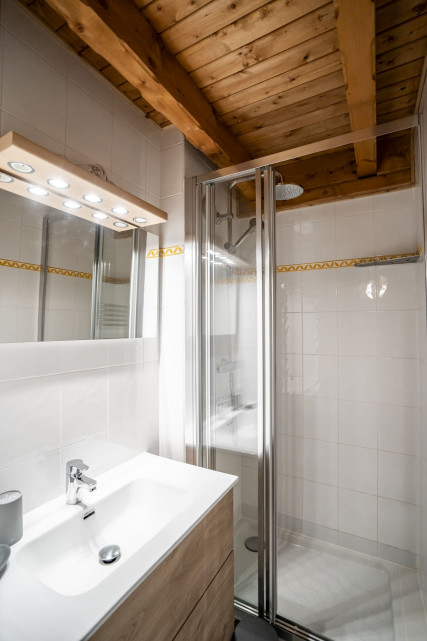 Apartment 16 in residence Perthuis, Shower room, Châtel Mountain holidays