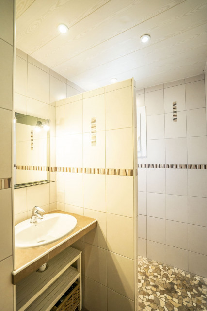 Apartment 2 in Chalet l'Etrye, Shower room, Châtel Snowboard 74