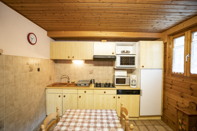 Appartement Colibri, kitchen, Châtel family mountain holidays