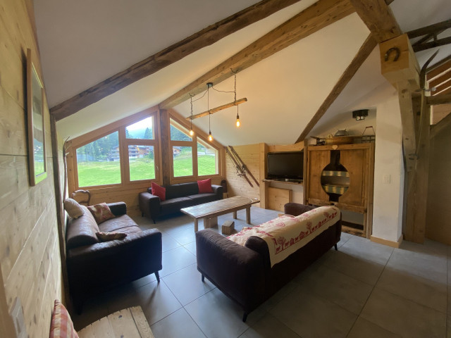 Appartement dans chalet la clairière, salon, Châtel Les Portes du Soleil