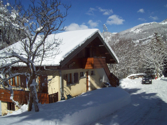 Appartement dans chalet le Bivouac,Vue du chalet, Châtel Montagne 74