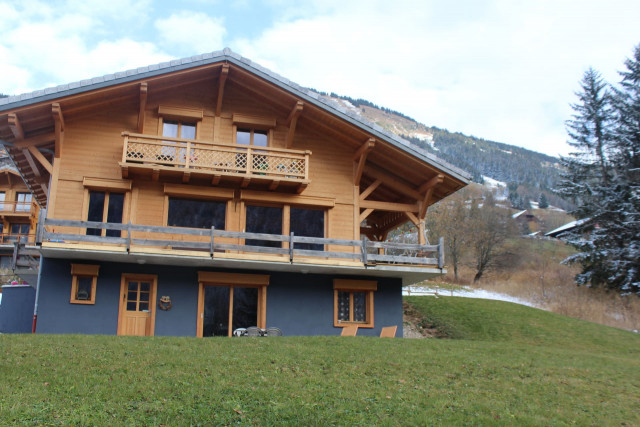 Appartment in chalet le bois joli, view from the chalet, Châtel Abondance valley