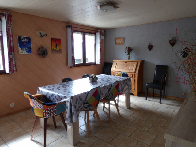 Appartement dans chalet le marmouset, salle à manger, Châtel Haute-Savoie