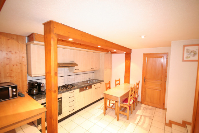 Apartment Echo des Montagnes 1, kitchen, Châtel Vallée d'Abondance