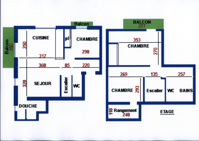 Apartment Echo des Montagnes 4, apartment map, Châtel family mountain vacations	