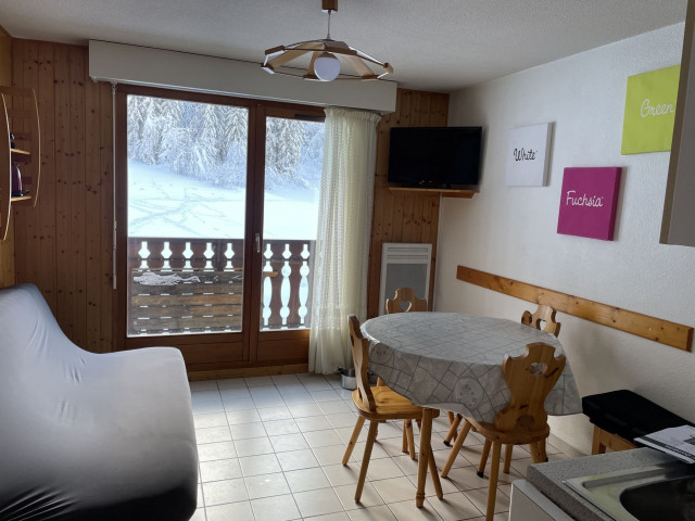 Apartment Iris 21, living room, Châtel Haute-Savoie	
