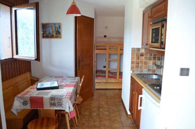 Appartement l'Alpage 8A, Cuisine et salle à manger, Châtel Alpes Françaises