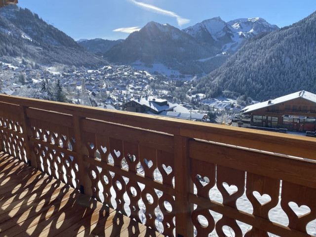 Appartement La Ferme de Suzanne 9 à Châtel, vue sur le village