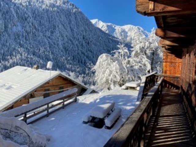 Apartment La Miette Balcony view Châtel Haute-Savoie