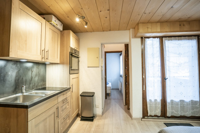 Appartment n°123, residence Alpenlake, Kitchen, Châtel family vacation