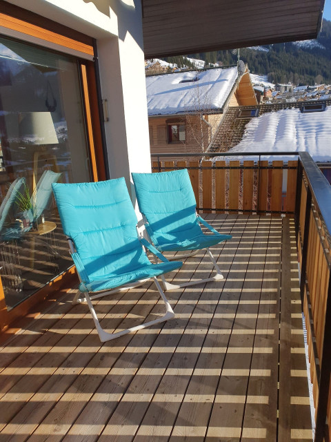 Apartment n°16 in residence Champs Fleuris, Balcony transat, Chatel, Skiing area