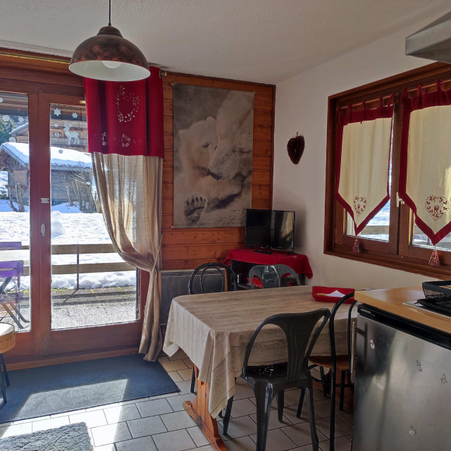 Appartment n° 7 A, Résidence les Mermy, dining room, Châtel Portes du Soleil