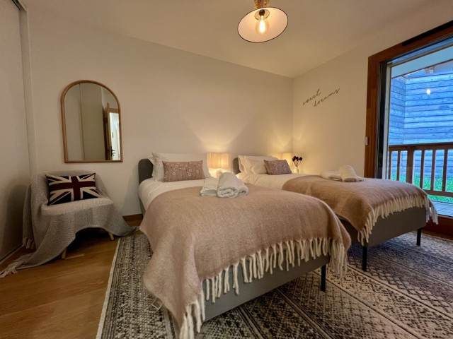 Appartement Perles de Savoie A306, Châtel,  chambre deux lits simples