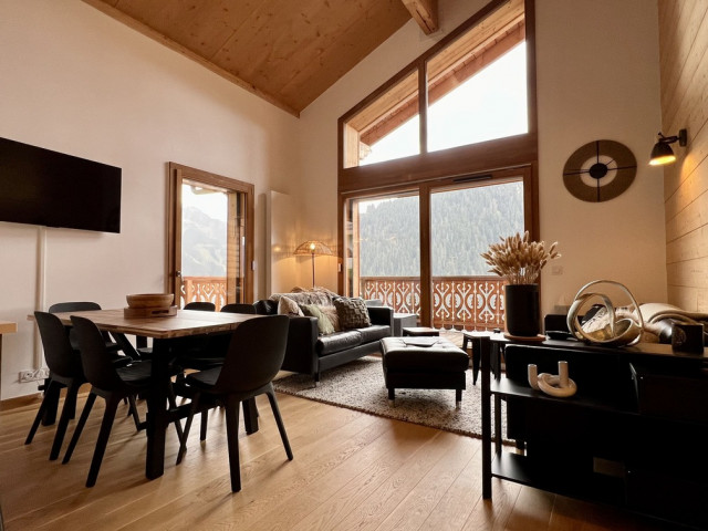 Appartement Perles de Savoie A306, salla à manger, Châtel Les Portes du soleil 