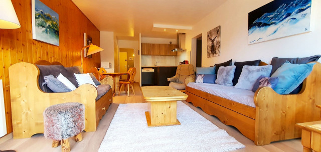 Apartment Soli 10, Living room, Châtel Ski area