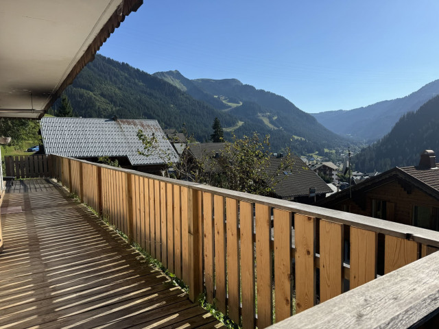 Apartment Super Châtel, View from balcony, Châtel Portes du Soleil