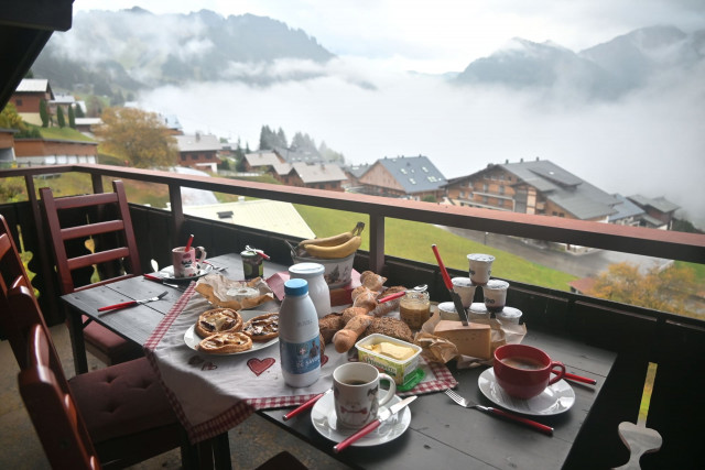 Appartement Yeti 5 51, Balcon avec vue sur la vallée, Châtel