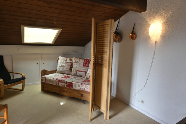 Appartement Yeti 5 51, Séjour avec canapé convertible, Châtel Réservation