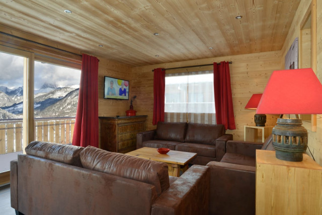 Chalet Alaska, Living room, Châtel Ski area