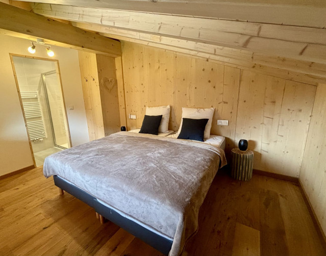 Chalet des Freinets, Chambre double avec salle de douche, Châtel