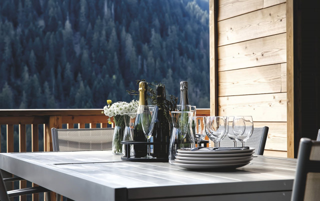 Chalet des Freinets, Châtel, Terrasse, Sapins 74