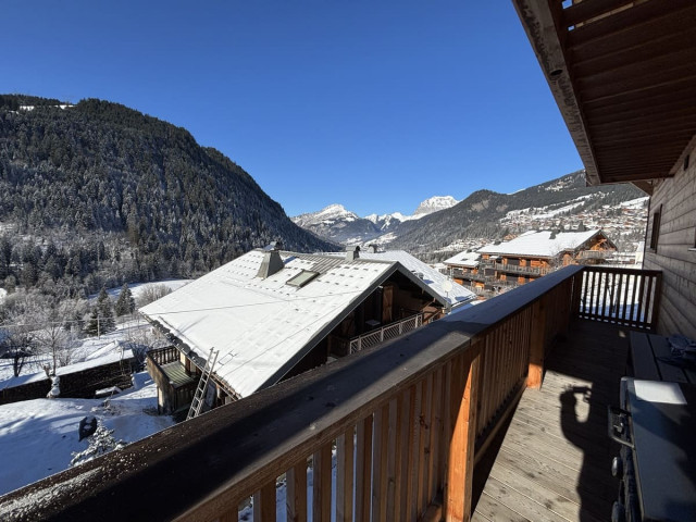 Chalet des Freinets, vue en hiver, Châtel