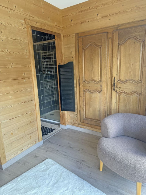 Chalet du Nant, Chambre double avec douche, La Chapelle d'Abondance