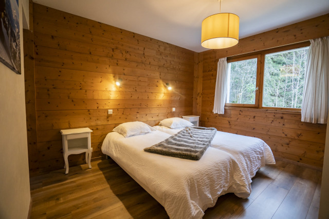 Chalet Fifine, Bedroom two single bed, Châtel Hiking 74