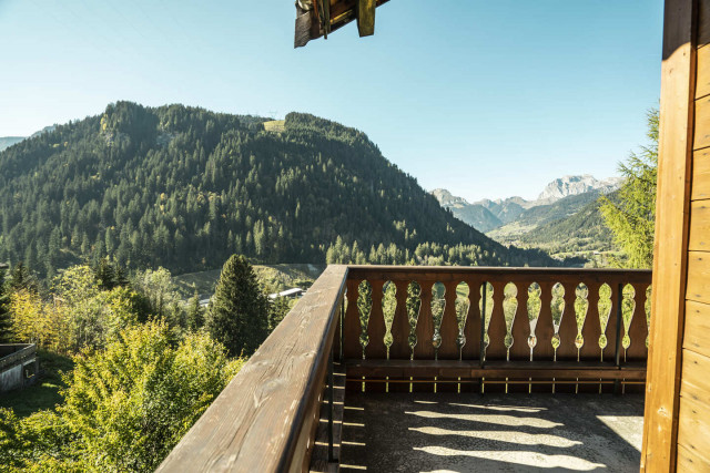 Chalet Jacrose, Balcony view, Châtel Mountain 74