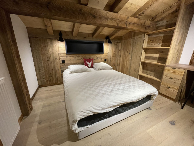 Chalet l'Alpaga, Chambre 1 lit double, Châtel Vacances au ski