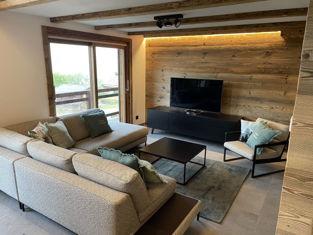 Chalet l'Alpaga, Living room, Châtel Reservation