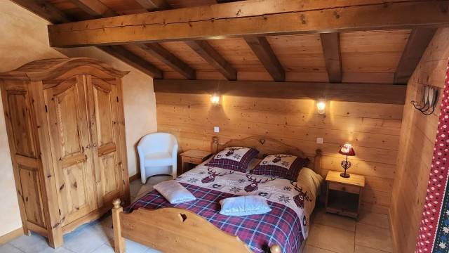 Chalet l'Edelweiss, Chambre lit double, Châtel Montagne 74