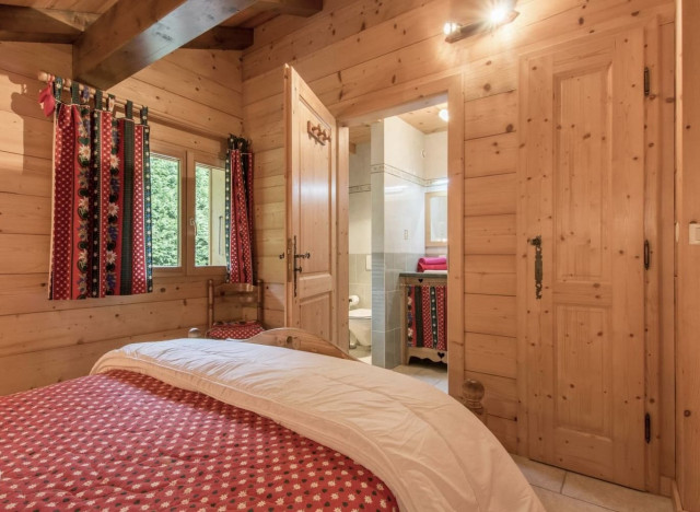 Chalet l'Edelweiss, Chambre lit double + lit simple, Châtel Domaine skiable