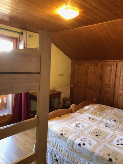 Chalet l'ORME, Bedroom single bed and bunk bed, Châtel Chairlift