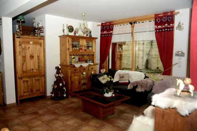 Chalet The Boule de Neige, Living room, Châtel Ski area
