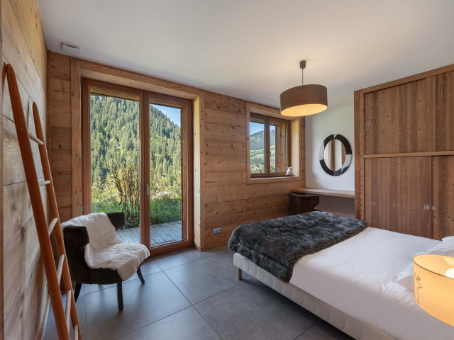 Chalet le Mille Cent, Châtel, Chambre double, Télécabine 74