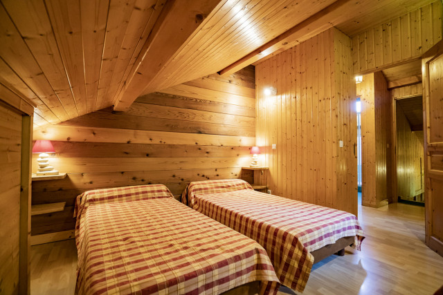 Chalet The Muverant, Bedroom 2 single bed, Châtel Northern Alps