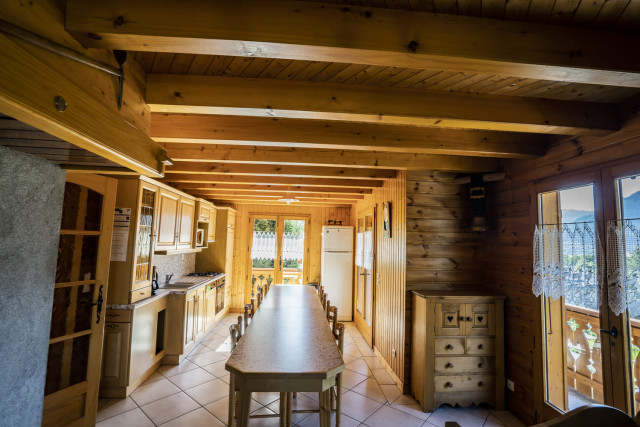 Chalet The Muverant, Kitchen and dining room, Châtel Haute-Savoie