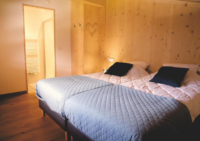 Chalet Louise, 10 people, bedroom 2 single beds, Châtel Ski