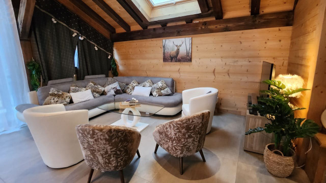 Chalet Roche Alpine, Living room and lounge, Ski area