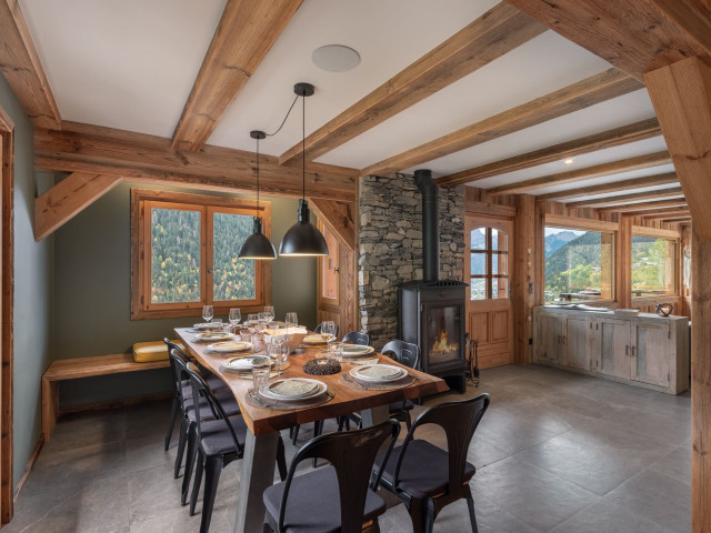 Chalet W, Living and dining room, Châtel Chairlift 74