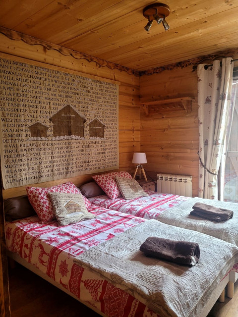 Chambre de l'appartement Petit Carline à Châtel, France