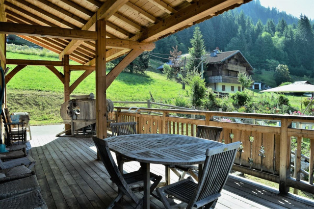 Apartment rental Penthouse for 10 people in Chatel, patio