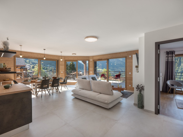 Résidence Le Theleme, Appartement 304 A, salon, Châtel Les Portes du Soleil