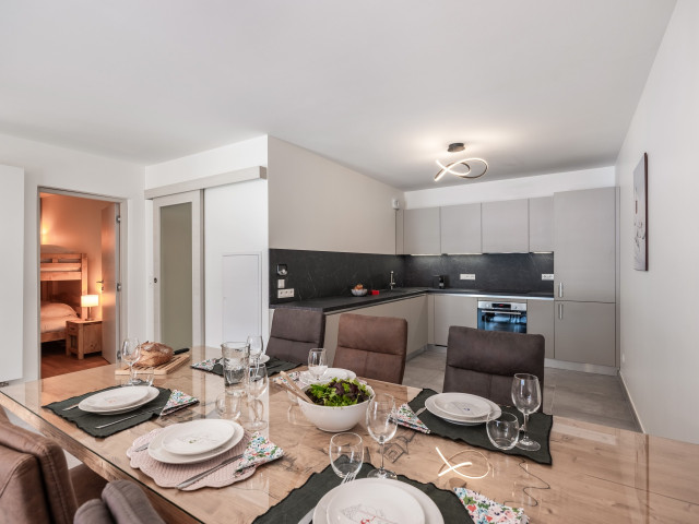 Résidence Le Theleme, Appartement 401, cuisine, Châtel Les Portes du Soleil