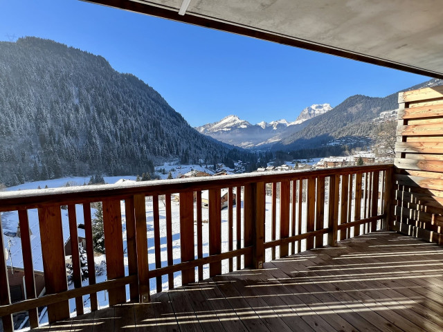 Residence The Loges Blanches, Apartment C1, Balcony with view, Châtel