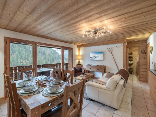 Résidence les Pins, Appartement n°8, Séjour, Châtel, Vacances à la montagne