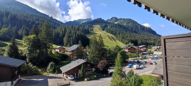 Residence Moulin, Apartment 180 A, Balcony with view on Linga, Châtel