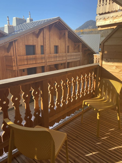 Résidence Perles de Savoie, Appartement C 403, Balcon, Châtel Vacances à la montagne