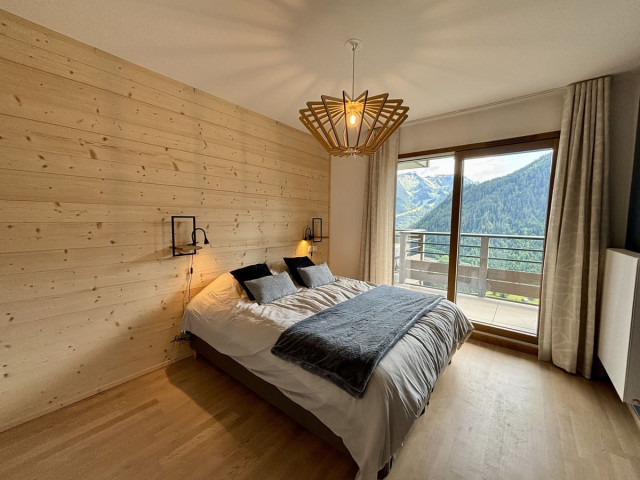 Résidence Thélème, Appartement 303, Chambre double avec acces balcon, Châtel Réservation